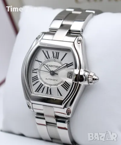 Cartier Roadster 37mm x 44mm Steel White Dial Мъжки / Унисекс, снимка 3 - Мъжки - 47992771