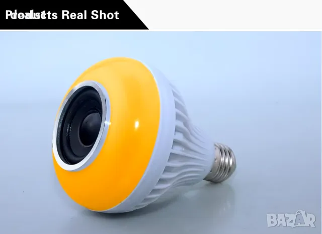 Музикална LED Крушка с Bluetooth и RGB E27 110V-220V Безжично управление, снимка 16 - Крушки - 47703982