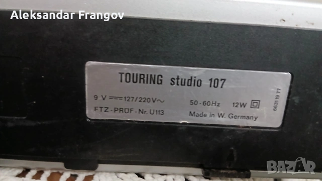 ITT SCHAUB - LORENZ / TOURING studio 107 / , снимка 9 - Радиокасетофони, транзистори - 53209098