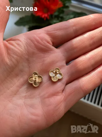 Златни обеци  14k.,2,61гр., снимка 2 - Обеци - 56140100
