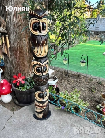 Бухалчета от дърво, снимка 3 - Декорация за дома - 52136896