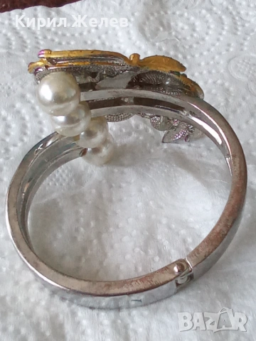 Гривна ръчна декорация пеперуда 53803, снимка 3 - Гривни - 53530178