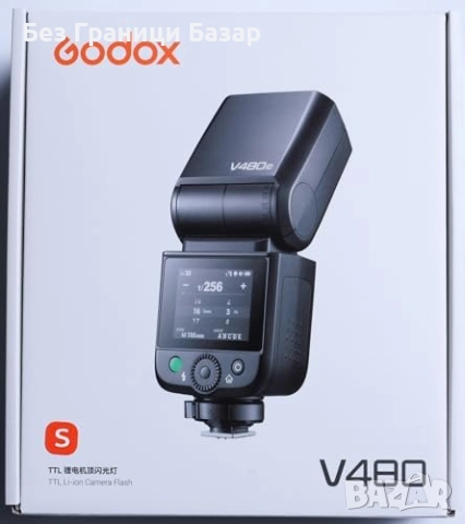 Нова професионална Godox V480S безжична светкавица за Sony с тъчскрийн и HSS, снимка 10 - Светкавици, студийно осветление - 52078826