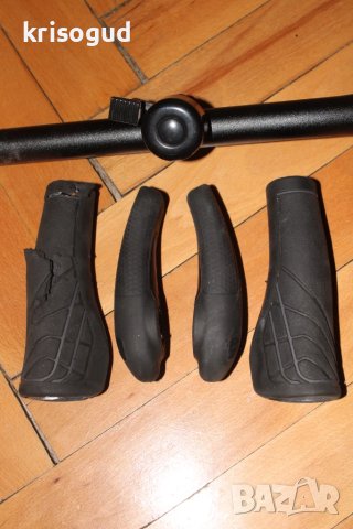 Оригинално хибридно велосипедно кормило, черно, снимка 8 - Части за велосипеди - 51251790