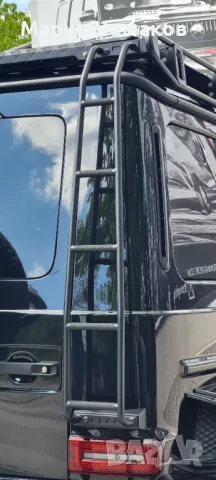 Багажник + Стълба + Карбон Спойлер и лед прожектори Mercedes G W464 , снимка 3 - Аксесоари и консумативи - 47495003