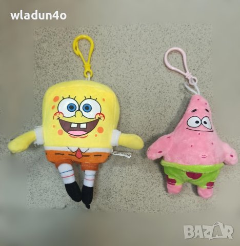 Плюшени Спондж Боб и Патрик/ Sponge Bob & Patrick -7-10-15лв, снимка 6 - Плюшени играчки - 40592532