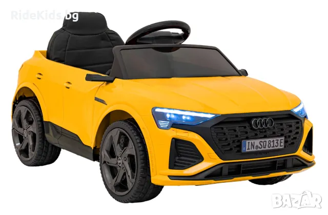 Audi SQ8 12V – Детски акумулаторен джип, Жълт, EVA гуми