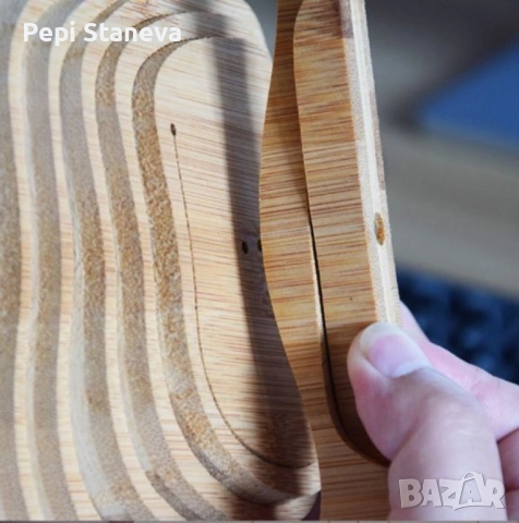 Сгъваема фруктиера за плодове и зеленчуци - бамбукова, снимка 5 - Аксесоари за кухня - 53389436