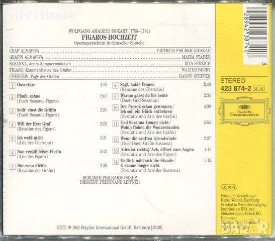 Mozart - Figaros Hochzeit, снимка 2 - CD дискове - 34578105