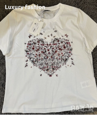 Дамска тениска Dior, снимка 3 - Тениски - 52464182