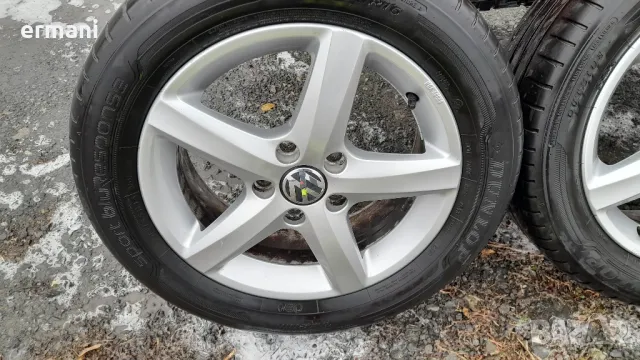 лети джанти 205/55/16 от golf plus, снимка 4 - Гуми и джанти - 48153655