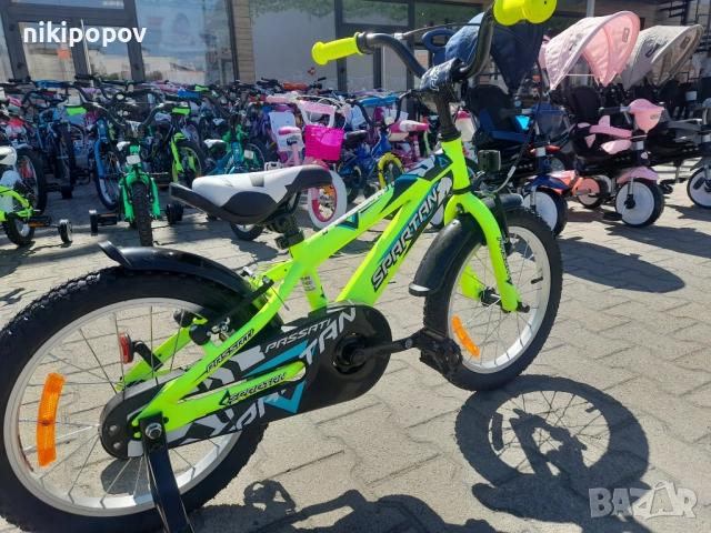 PASSATI Велосипед 16" SPARTAN жълт, снимка 2 - Велосипеди - 53759384