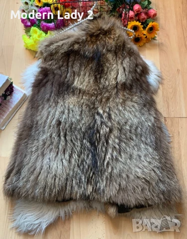 Богат елек от лисица, снимка 5 - Елеци - 51000085