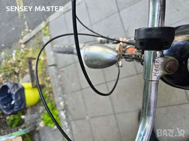 ЧЕРЕН ПЕТЪК!!!    Колело Хенкел с монтиран двигател, снимка 11 - Велосипеди - 50484386