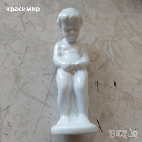 порцеланова фигура. символ на Брюксел. , снимка 2 - Антикварни и старинни предмети - 50715128