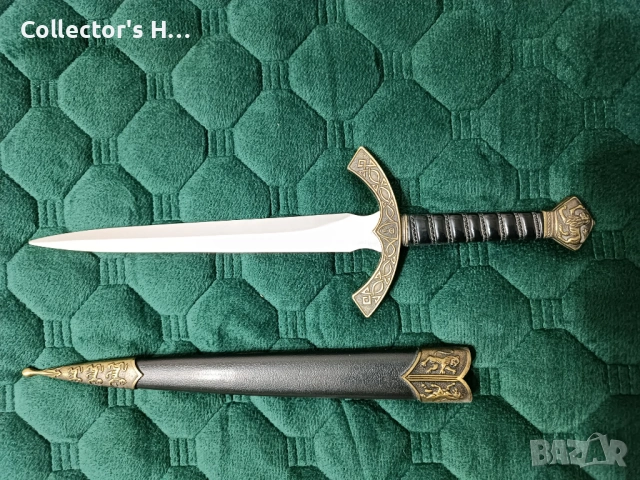 Кама с кания с инкрустации, размери на снимките