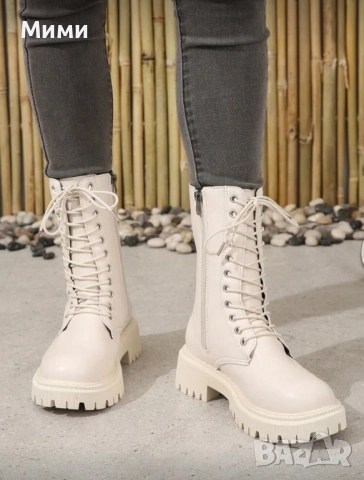Дамски боти, снимка 2 - Дамски боти - 52323382