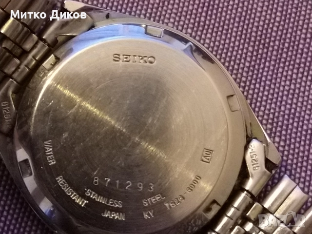 Seiko 5 original Japan authomatic 21 juwels water resistant 871293 часовник марков точен с датник, снимка 7 - Мъжки - 52710574