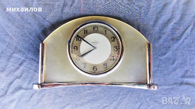 Настолен часовник СССР, снимка 4 - Антикварни и старинни предмети - 42211368
