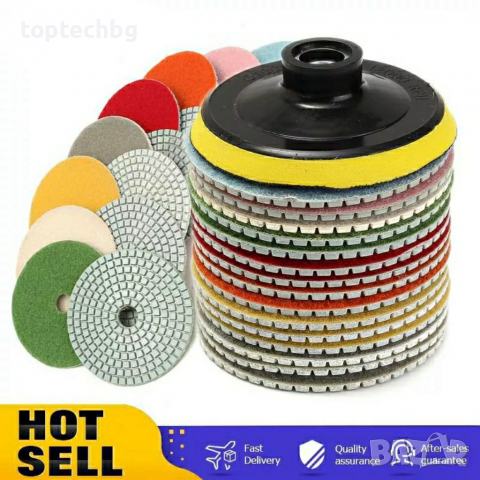 Диамантен Диск за Шлайфане и Полиране на Гранит, Мрамор и Камък