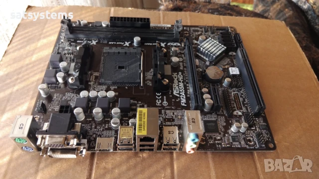 Дънна платка ASRock FM2A55M-HD+ Socket FM2, снимка 2 - Дънни платки - 50578447