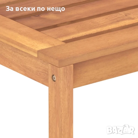 Градинска пейка, 114 см, тик масив Код P1083, снимка 2 - Градински мебели, декорация  - 51437443