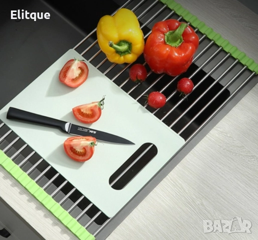 Сгъваема поставка за отцеждане от неръждаема стомана , снимка 7 - Други стоки за дома - 52905105