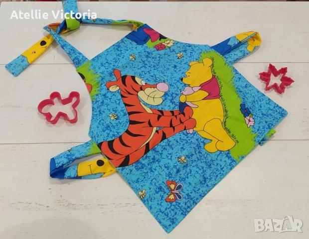 Детски комплект престилка и шапка 