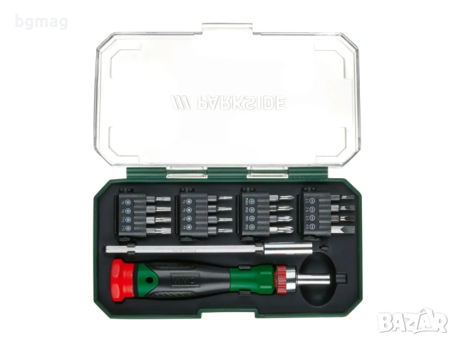 PARKSIDE комплект отвертка и битове за финна механика-18 части, снимка 6 - Отвертки - 52340128