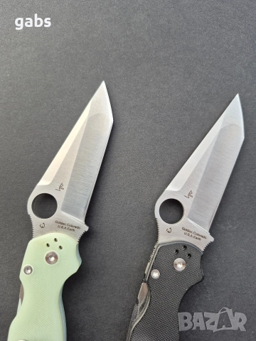 Сгъваем нож Spyderco Paramilitary 2 Exclusive Tanto,C81EX,два цвята, снимка 5 - Ножове - 50799109