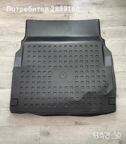 Оригинална гумена постелка за багажник за Mercedes E class 2013-2016г, снимка 5 - Аксесоари и консумативи - 50182472