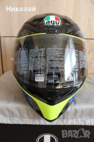 *ПРОМОЦИЯ* Каска AGV K1 Speed 46, снимка 2 - Аксесоари и консумативи - 52771408