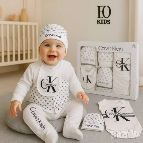 Бебешки комплект Levi's karl lagerfeld fendi Moncler louis vuitton calvin klein , снимка 6 - Комплекти за бебе - 51206869