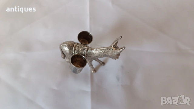 Стара мастилница във фигурата на магаре, снимка 8 - Други ценни предмети - 53029868