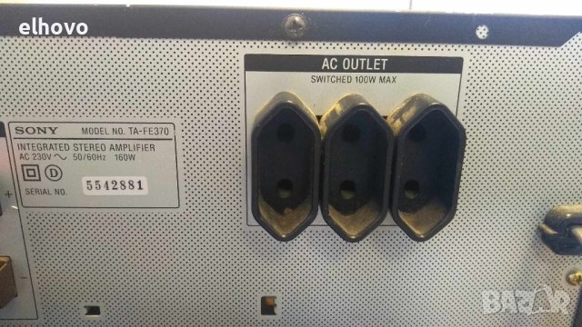Стерео усилвател Sony TA-FE370, снимка 6 - Ресийвъри, усилватели, смесителни пултове - 41884449