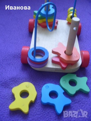 Дървена играчка- метод Монтесори, снимка 3 - Образователни игри - 41158907