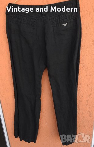 ARMANI оригинален дамски ленен панталон W31" (L) панталони, снимка 10 - Панталони - 34339683
