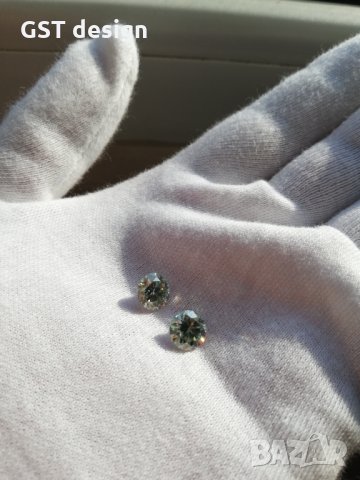 Спешно Уникален ТОП 4+ карата Мойсанит диамант Moissanite два Diamond IF/F-G Ледено бяло, снимка 9 - Други - 34528670