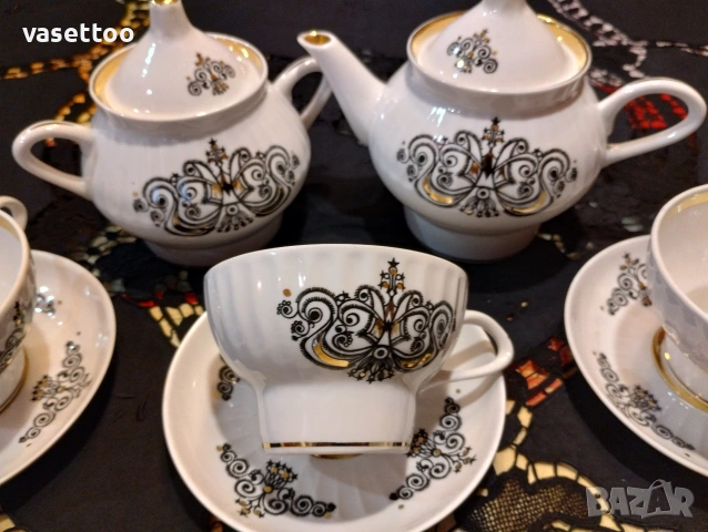 Руски чаен сервиз, снимка 2 - Сервизи - 53487953