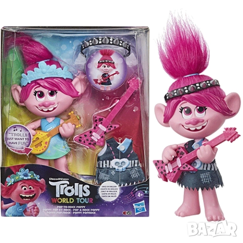 HASBRO Trolls Feature Dolls Пееща POPPY