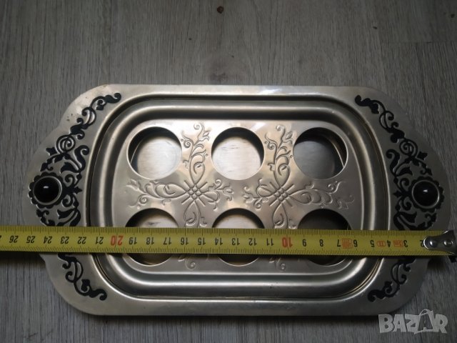 метален поднос,табла в стил арт деко, снимка 2 - Други ценни предмети - 39159059