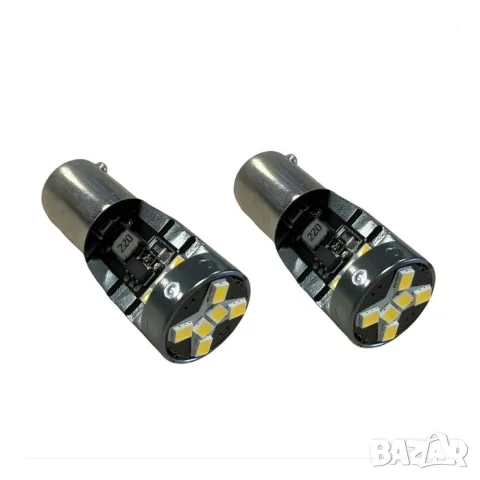 LED крушки T4 бели 12V 2 броя