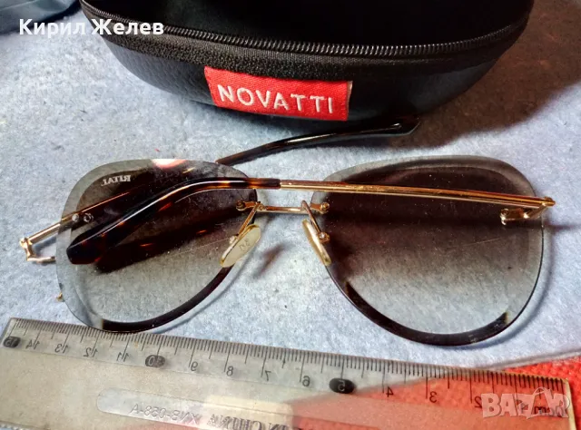RITAL Маркови МОДНИ СЛЪНЧЕВИ ОЧИЛА РИТАЛ с НУЖДА от ЛЕК РЕМОНТ и с БОНУС - КАЛЪФ NOVATTI 47721, снимка 4 - Слънчеви и диоптрични очила - 47541392