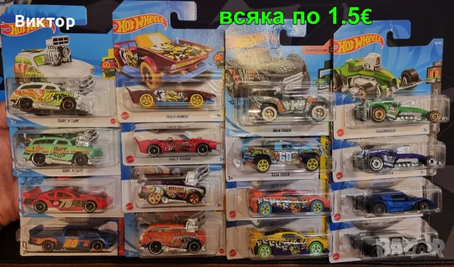 Hot Wheels колички / моделчета, снимка 3 - Коли, камиони, мотори, писти - 56365007
