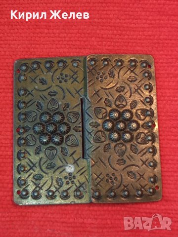 СТАРИ ПАФТИ ТОКА КОВАНИ РЪЧНО ОРНАМЕНТИРАНИ МЕСИНГ ГРАДСКО УКРАШЕНИЕ за НОСИЯ за КОЛАН 3019, снимка 10 - Антикварни и старинни предмети - 30523539