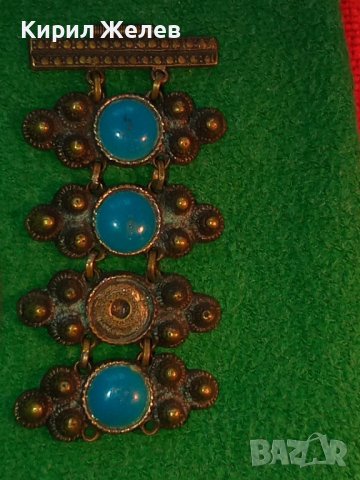 ЧАСТ от СТАРА БРОНЗОВА ЕТНОГРАФСКИ СТИЛ ГРИВНА 24919, снимка 9 - Антикварни и старинни предмети - 34367809