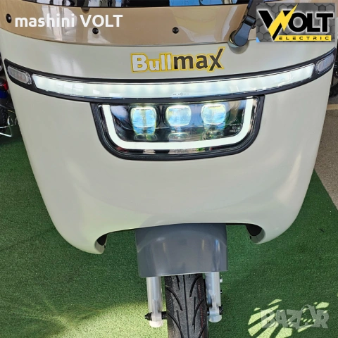 Двуместна електрическа триколка с покрив BULLMAX CRUISER 2, 3000W, 72V, CE сертификат, снимка 7 - Инвалидни скутери - 53086941