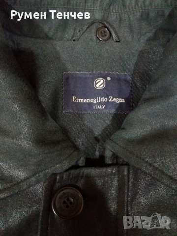 Мъжко яке ,, Ermenegildo Zegna". Размер XL. Искуствена кожа. Перфектно състояние. , снимка 11 - Якета - 39152465