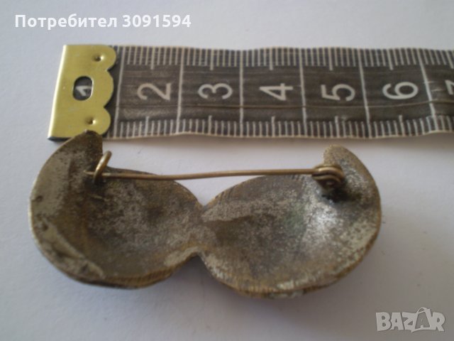 старинна българска  брошка пафта, снимка 3 - Антикварни и старинни предмети - 34534681