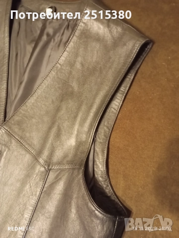 Елек от естествена кожа L,XL, снимка 7 - Якета - 52426050